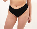 Cheeky taille haute à bande - Noir - L'ESCALE