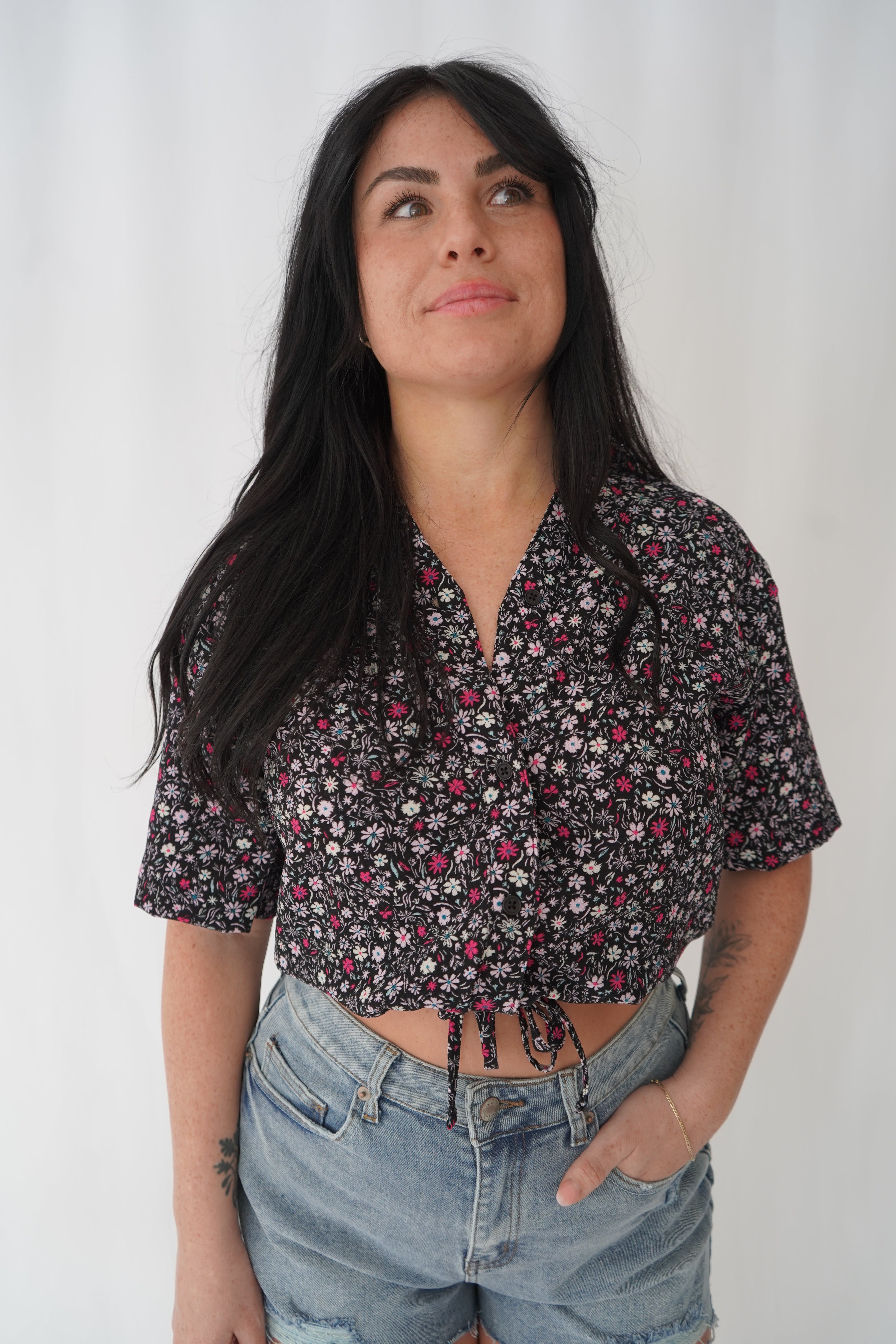 Chemise popsicle - Fleuri