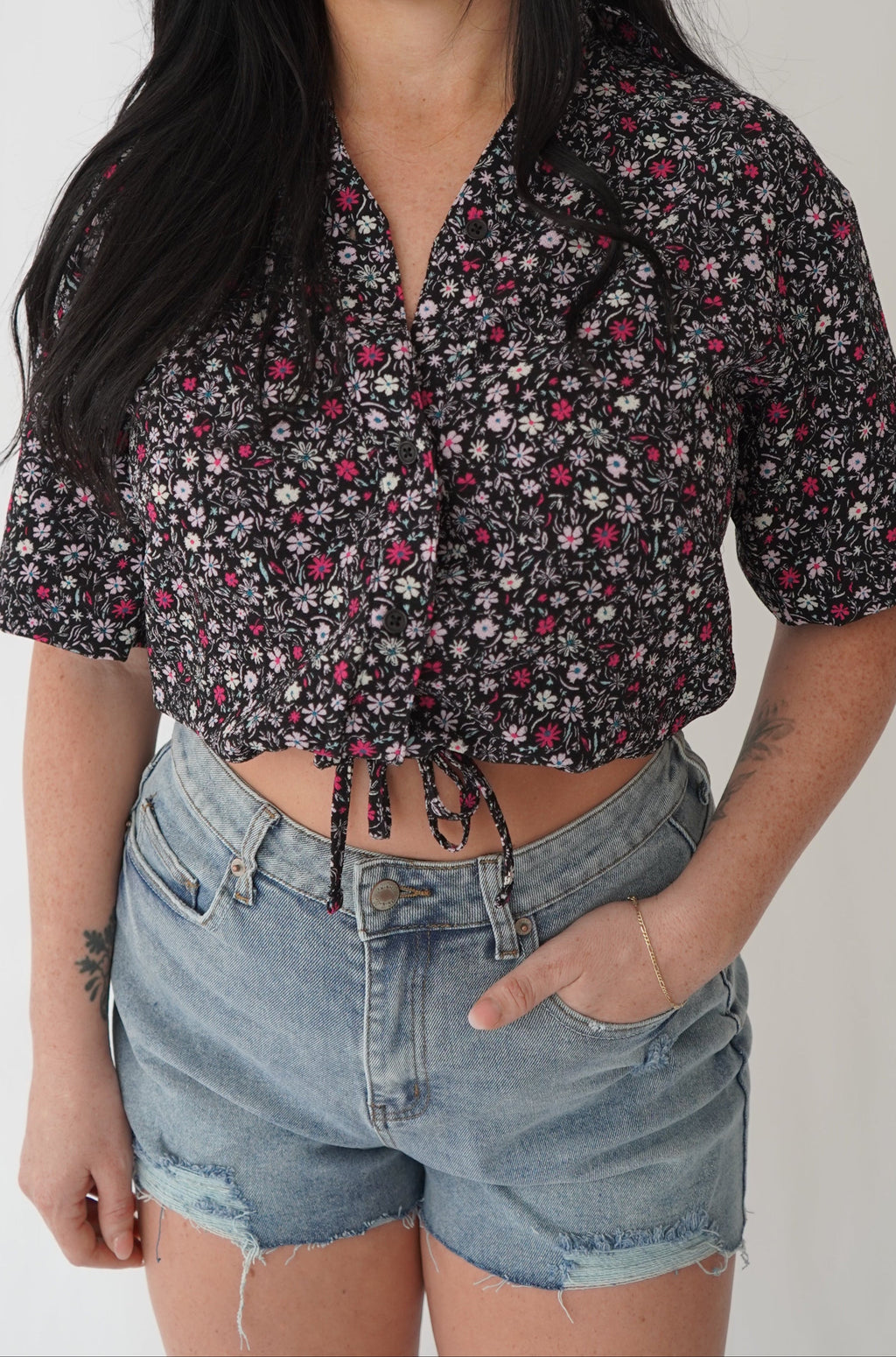 Chemise popsicle - Fleuri