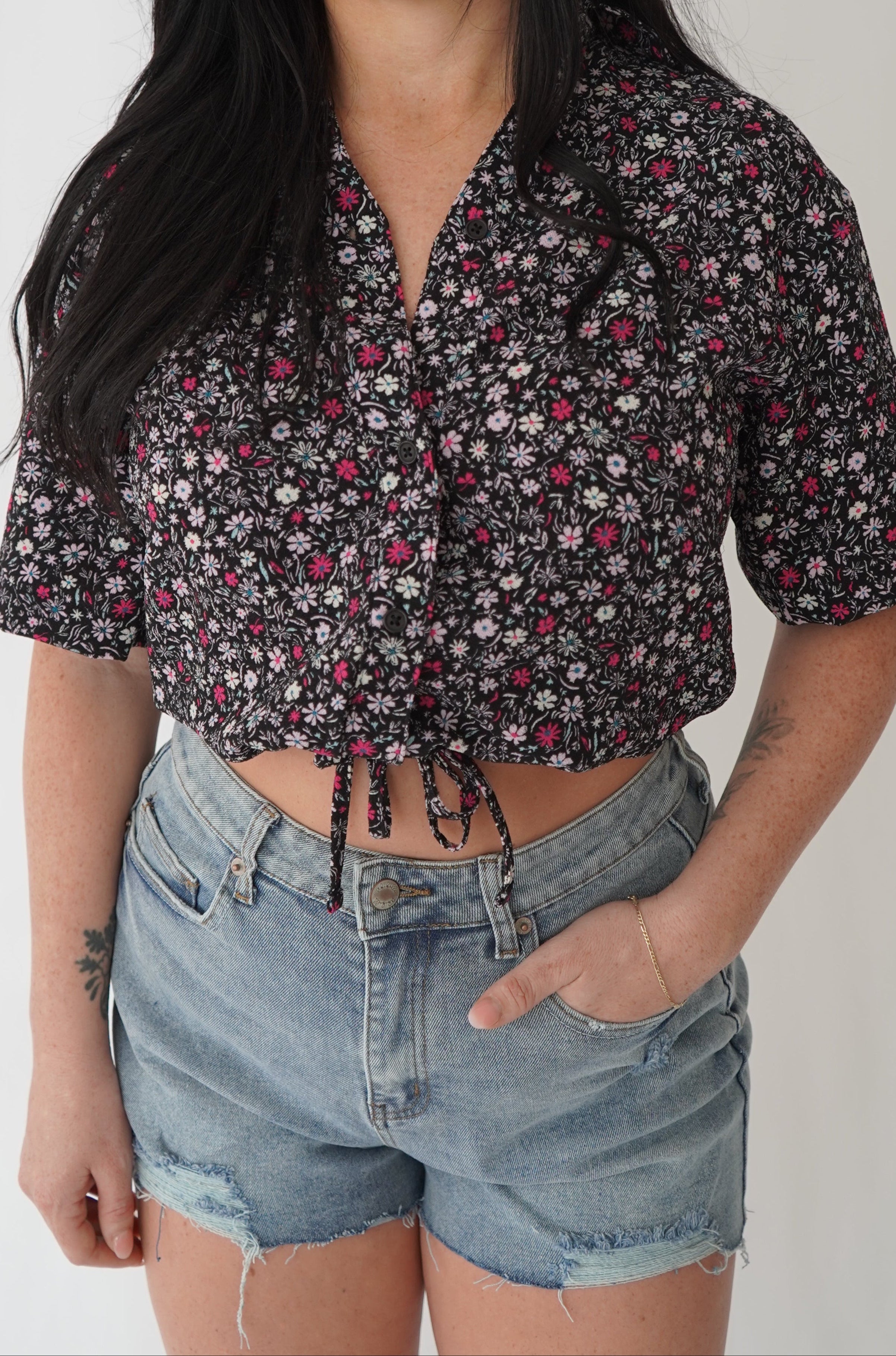 Chemise popsicle - Fleuri