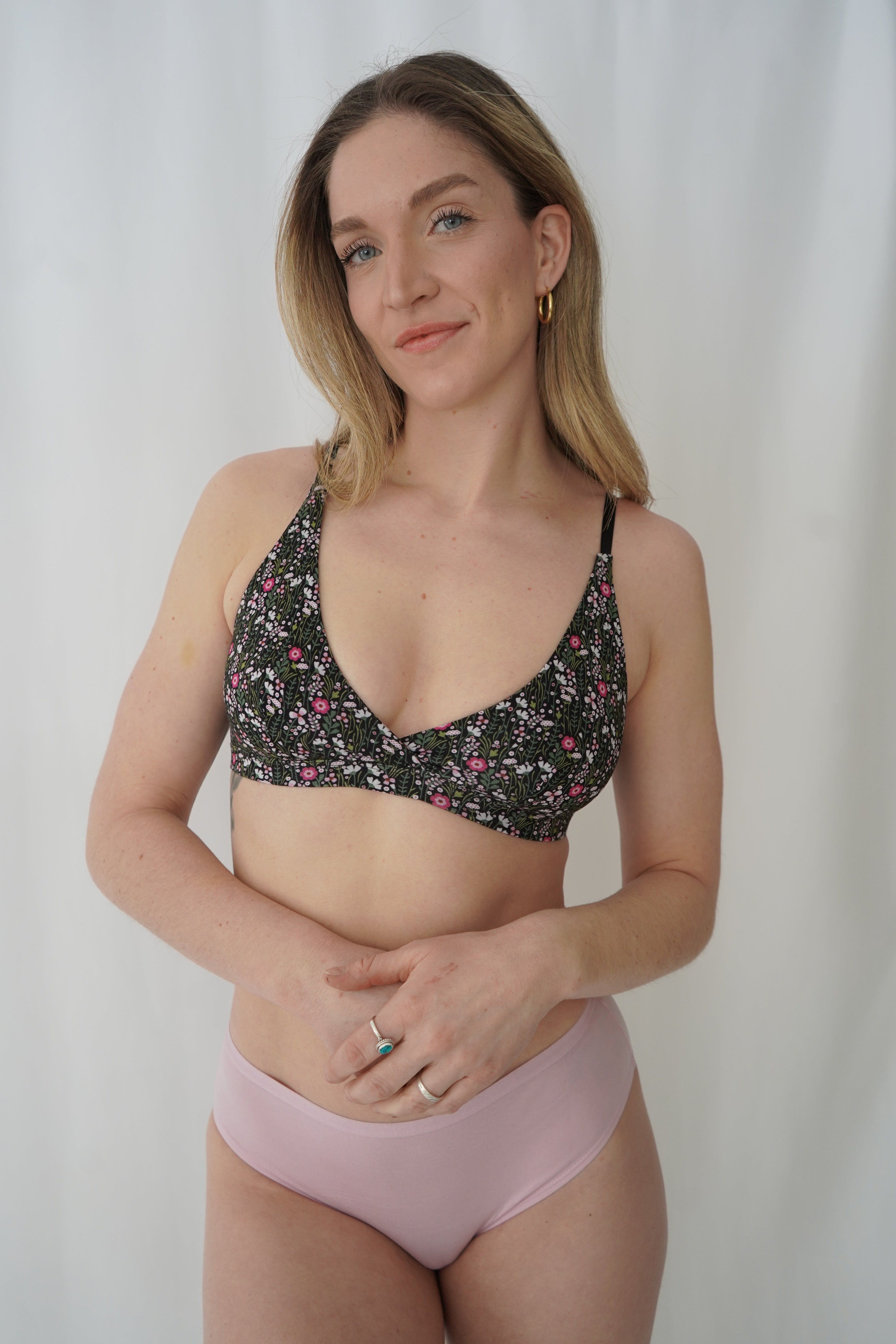 Culotte taille haute régulière - Orchidée