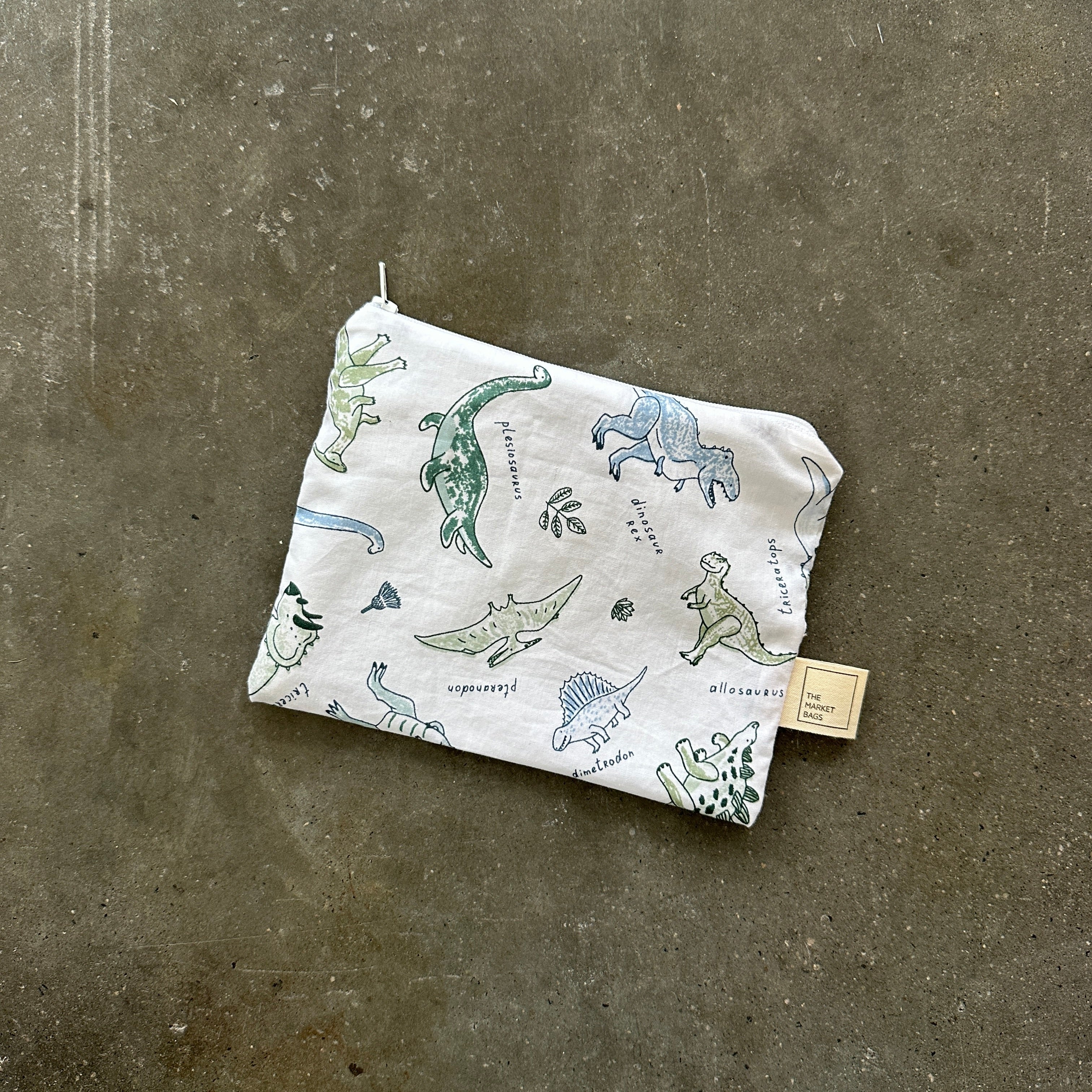 Water Resistant Snack Bag - Dinosaurs