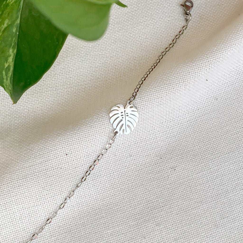 MONSTERA | Bracelet minimaliste en acier inoxydable