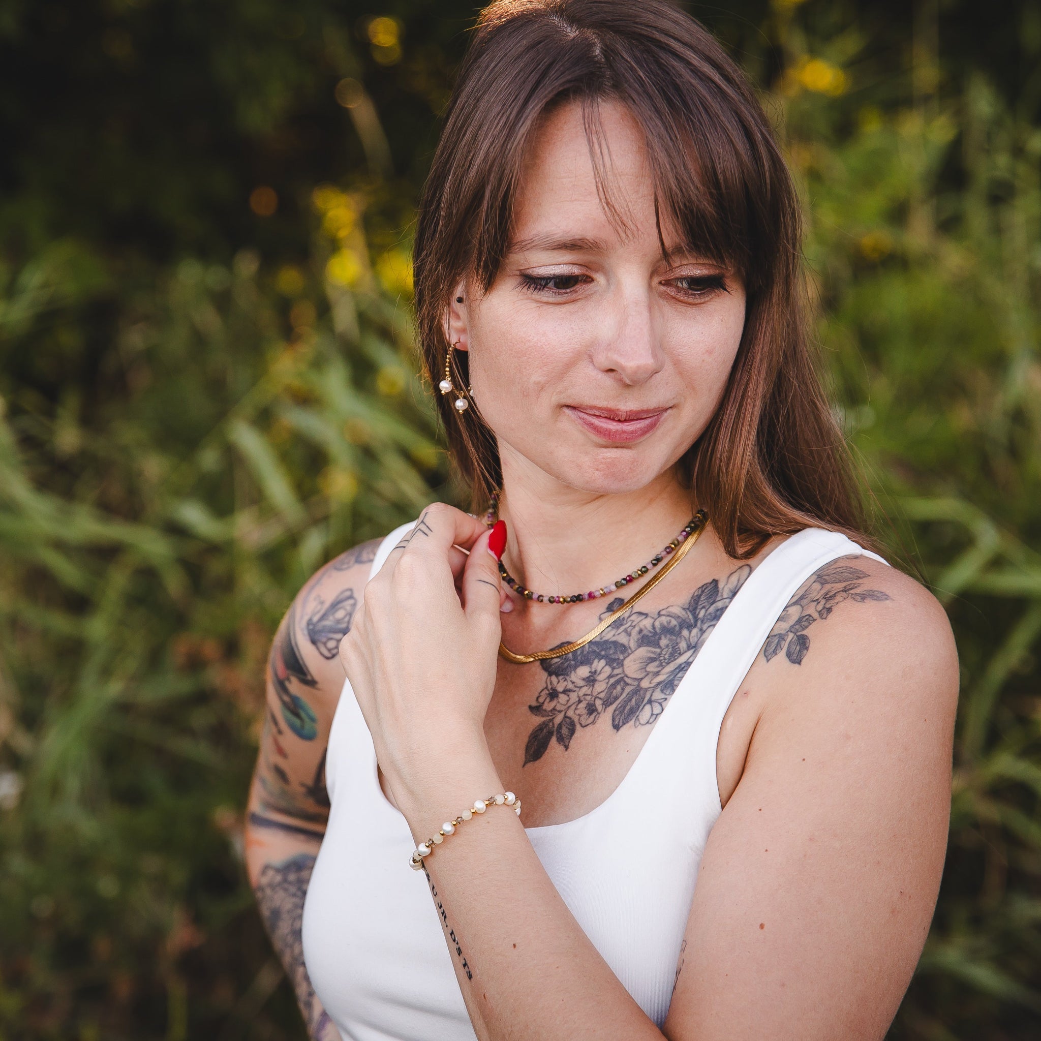 Collier en tourmaline et hématite | IRIS